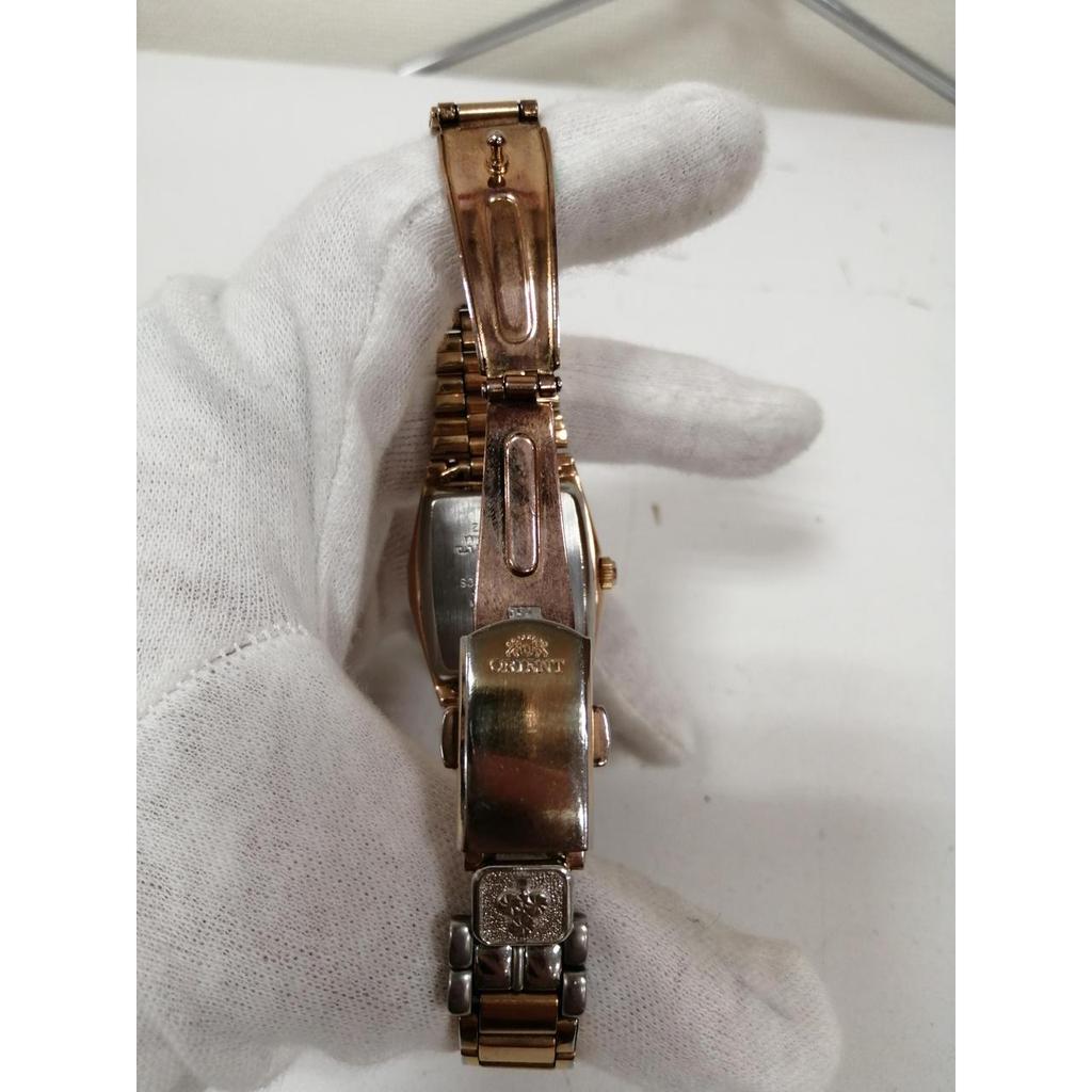 Used ORIENT GLD/PNK/NQAC-R0/Thread Quartz watch