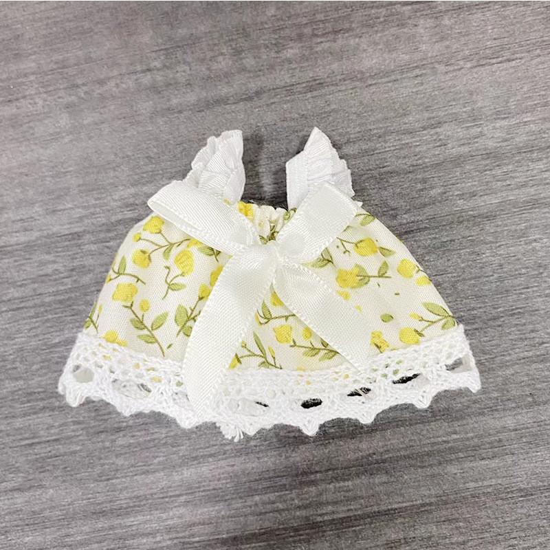 Stylish Doll Mini Outfits Striped Overalls Featuring Various Colorful Patterns