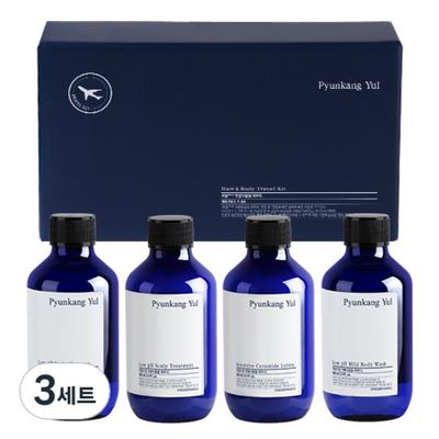 Pyunkangyul Hair & Body Travel 4-piece Kit, 3 Sets