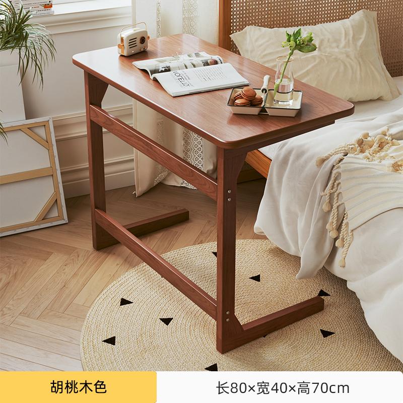 Small Movable Coffee Table with Flip-top Storage,Sofa Side Cabinet with Wheels,Bedside and Living Room Companion Desk