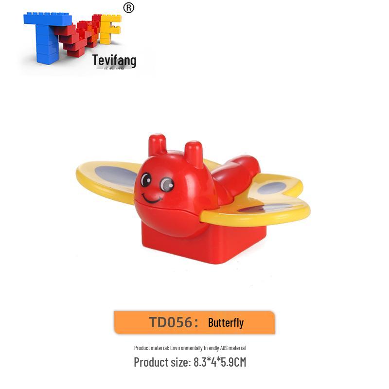 Large Particle Building Blocks: Compatible Prairie Ocean Animal Farm Educational Toys for Kids