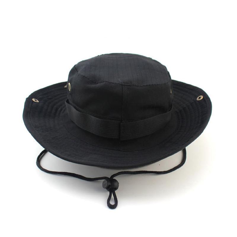 Unisex Summer Outdoor Fishing Hiking Bucket Hat Wide Brim Fordable Fishermen Sunsreen Hat Men Women Camping Visors Panama Hats