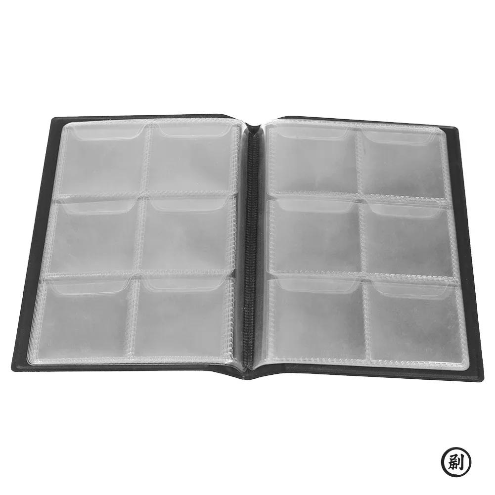 60 Pockets Artificial PU Leather Commemorative Coins Collection Album Book Collecting Money Organizer Storage Bags Storage Book