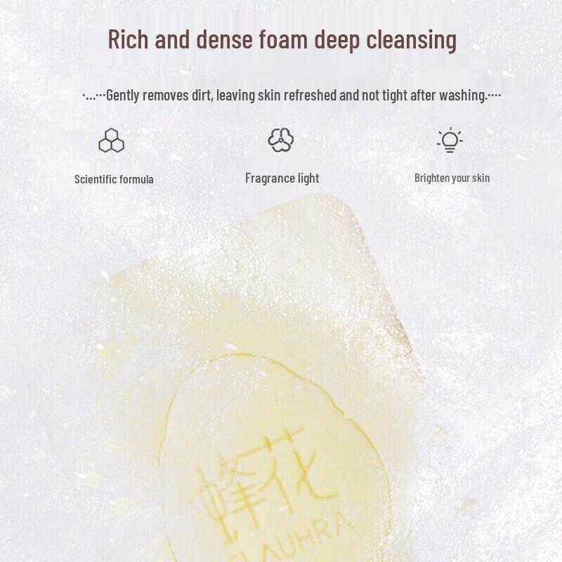 Bee Flower Essential Oil Scented Soap Bar Set