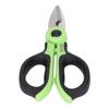 KSK2 Electrician Scissors Fiber Optic Stainless Steel Serrated Scissors Non Slip Pigtail Tool