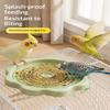1PC Bird Slow Feeder Mat Anti-Spill Foraging Tray Easy Clean for Cockatiel Parakeet Budgie Small Bird Cage Accessory