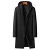 Men's Woolen Coat Can Be Removed Hooded Urban Medium and Long Men