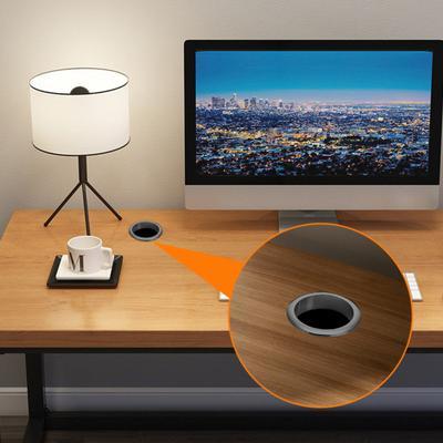 Desk Cord Grommet Cable Hole Cover High Durability Removable Universal Easy Installation Wire