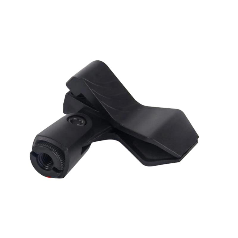 Portable Microphone Holder Clip Easy Setups Adjustable Positioning for Optimal Recording Universal Clamp Durability ABS