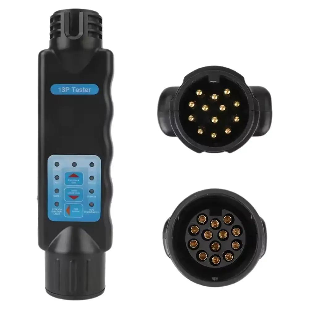 Universal 12v Trailer Tester 7 13 Pin Adapter Diagnostic Wiring Test Truck Check Accessories Light Tools Car Socket Plug U2z1
