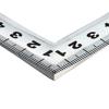 Shinwa Sokutei Curved Ruler, 50cm, Squared Back, Left-Handed, 10677