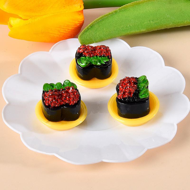 1/12 Dollhouse Simulation Sushi Model Dollhouse Miniature Kitchen Food Decoration Dolls House Scene Accessories Kid Toys