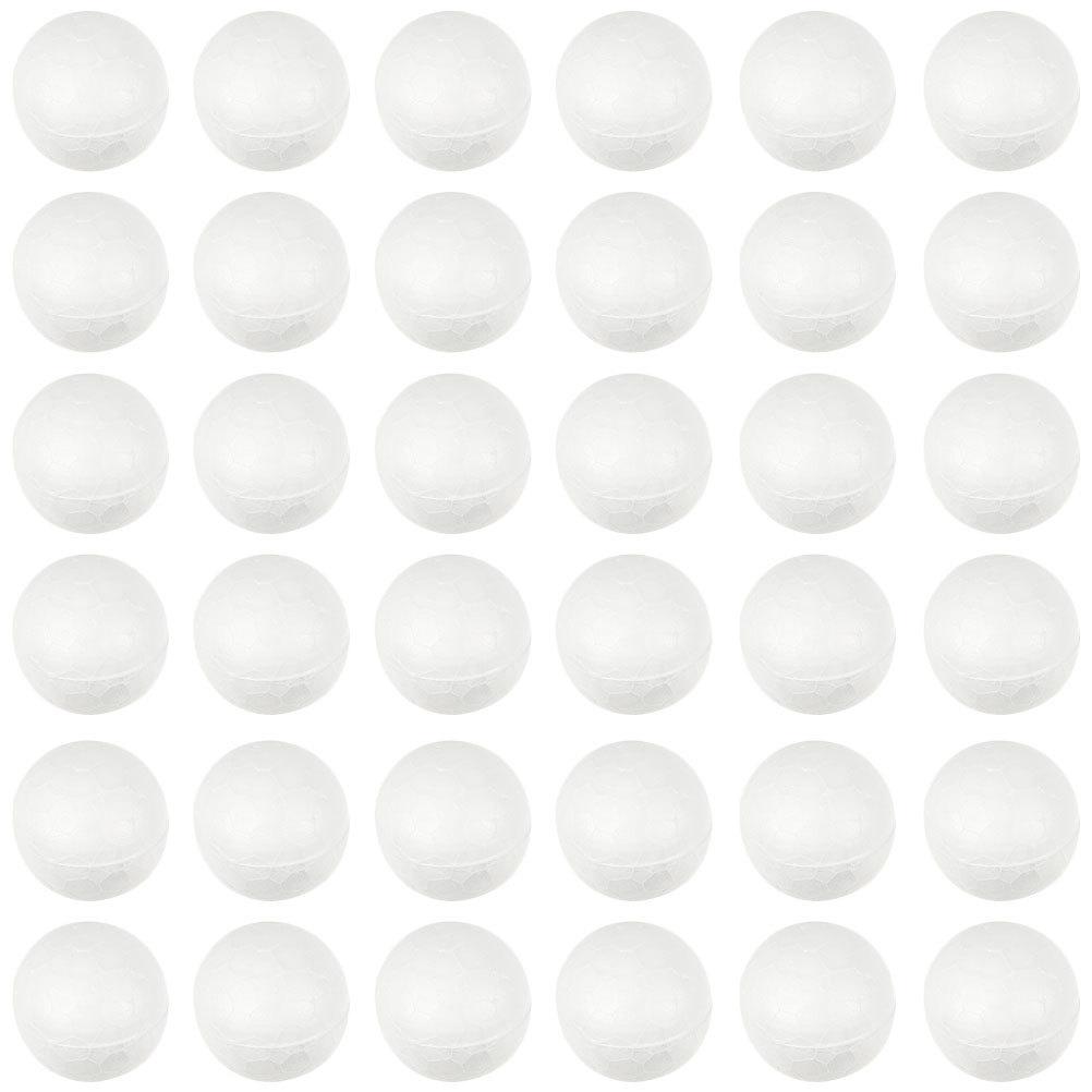 500Pcs Round Foam Balls for Crafts Polystyrene Shapes Ball Modeling DIY Decoration Kits Festive Event Supplies