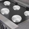 Copri Fornelli Elettrici Acciaio Inossidabile Antiruggine Piastre Rotonde Copri Forno Copri Fornelli da Piano Cucina Rotondi Fornelli