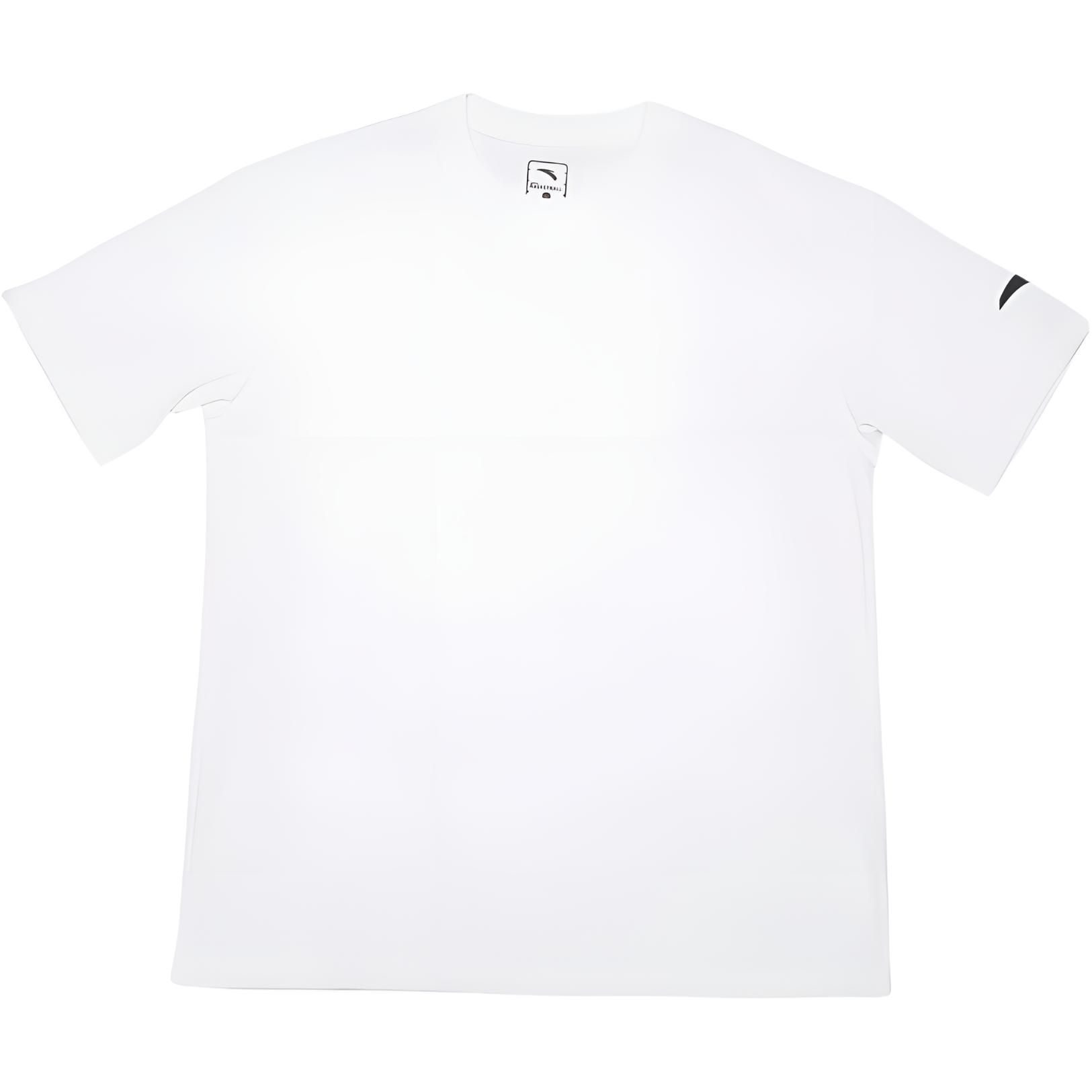 

Anta Comfortable Simple Round Neck Solid Color Versatile Casual Pullover Short Sleeve T-Shirt Men Tops 152541102-1 3XL