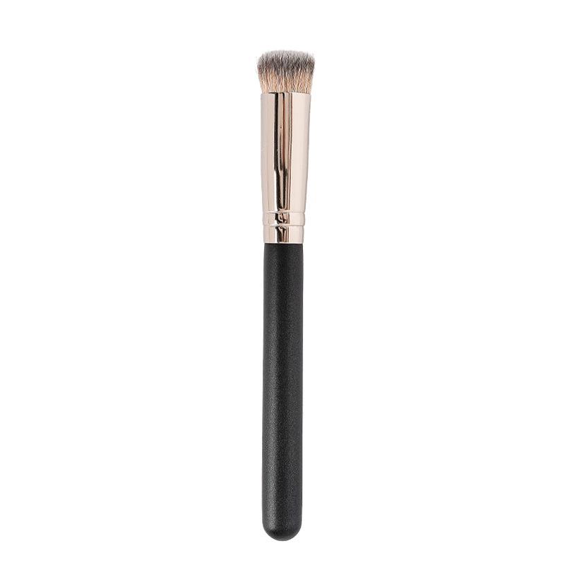 Makeup Brush Set: 170 Round Foundation & 270 Angled Concealer Brush with Soft Bristles for Beginners
