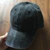 Waterwashed Denim Baseball Cap With Curved Brim For Casual Fashion Men Women