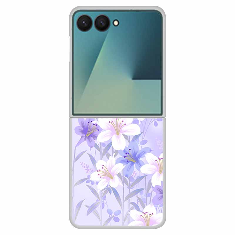 Phone Case For Samsung Galaxy Z Flip 7 5G Case ZFlip 7 Funda 6.9" Clear Plastic / PC Hard Coque For Samsung Galaxy Z Flip7 Cases