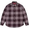 Plaid Flannel Shirt Grey