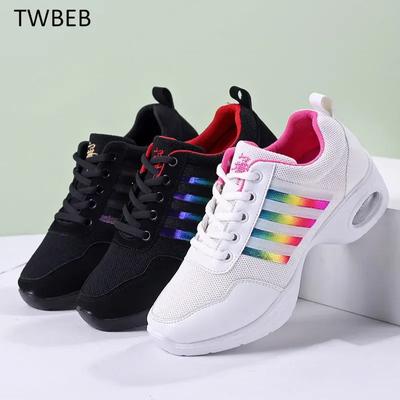 Zapatillas de Baile para Mujer de Malla Tejida Cómodas Zapatos de Baile Jazz Moderno para Niñas Damas Zapatos Deportivos para Exterior
