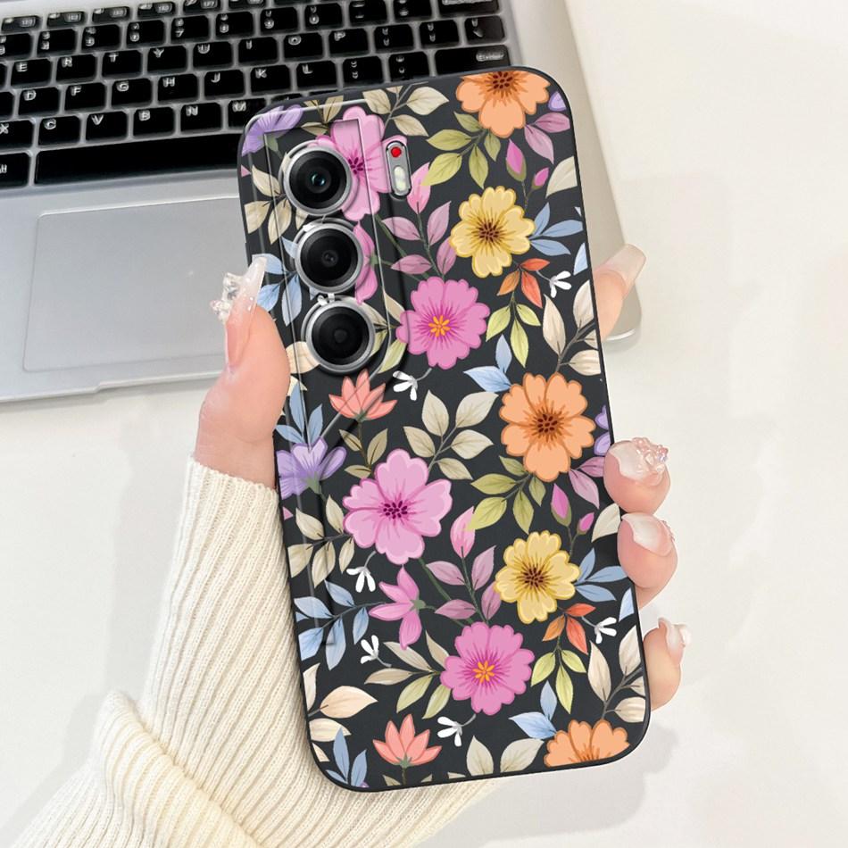 For Tecno Camon 40 Pro 4G Camon40 CM5 CM6 Cute Rabbit Cat Cartoon Phone Case For Camon 40 40Pro 4G Soft Silicone Cases Bumpers
