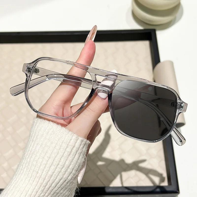 Fashion Cat Eye Men Women Photochromic Plastic Blue Light Blocking Spectacle Eyeglasses Frame Female Unisex Computer Eyewear