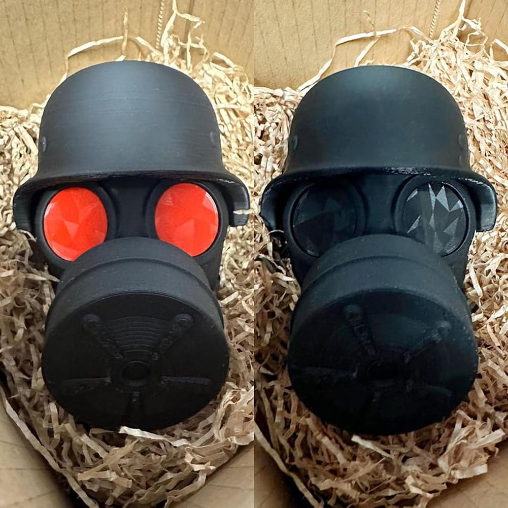 Fun Gas Mask Helmet Cover Cap for Trailer Coupling Dust Headgear Towball Hitch Secure Hook Protector for Cars Caravan Decoration