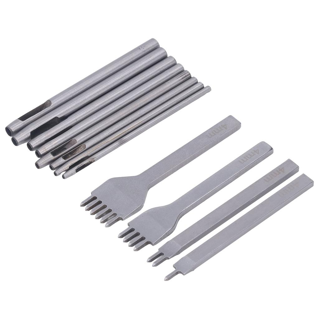 Leather Stitching Punch Set Leather Prong Round Hole Punch Manual Pressure Punch Tool For DIY