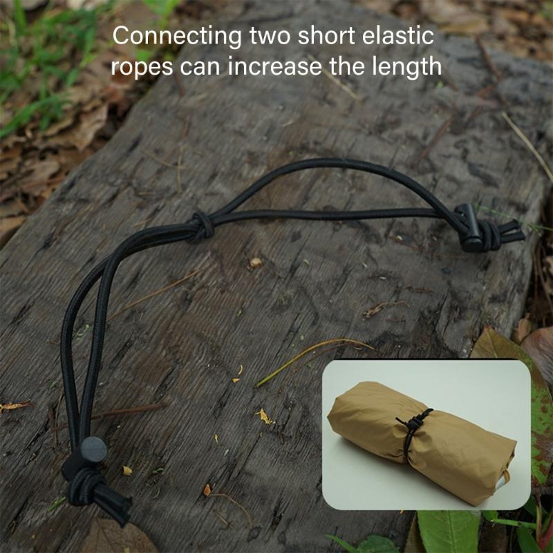 10Pcs Adjusted Elastic Bungee Strap Hook Camping Luggage Bungee Cord Bungee Cord Clip Elastic Cable Tie Bungee Strap