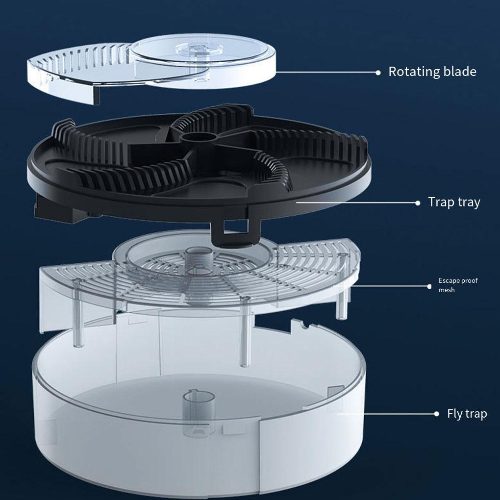 Rechargeable Fly Trap Easy To Effective Solution For Flying Pests Rechargeable Flycatcher Convenient