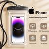 Waterproof Touchscreen Phone Pouch for Swimming, Diving, and Delivery Riders