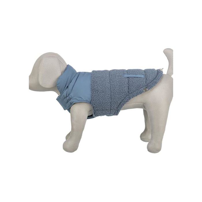 Manteau d'hiver pour chien - TRIXIE - Bleu - Polyester - Rembourrage chaud - Poches latérales