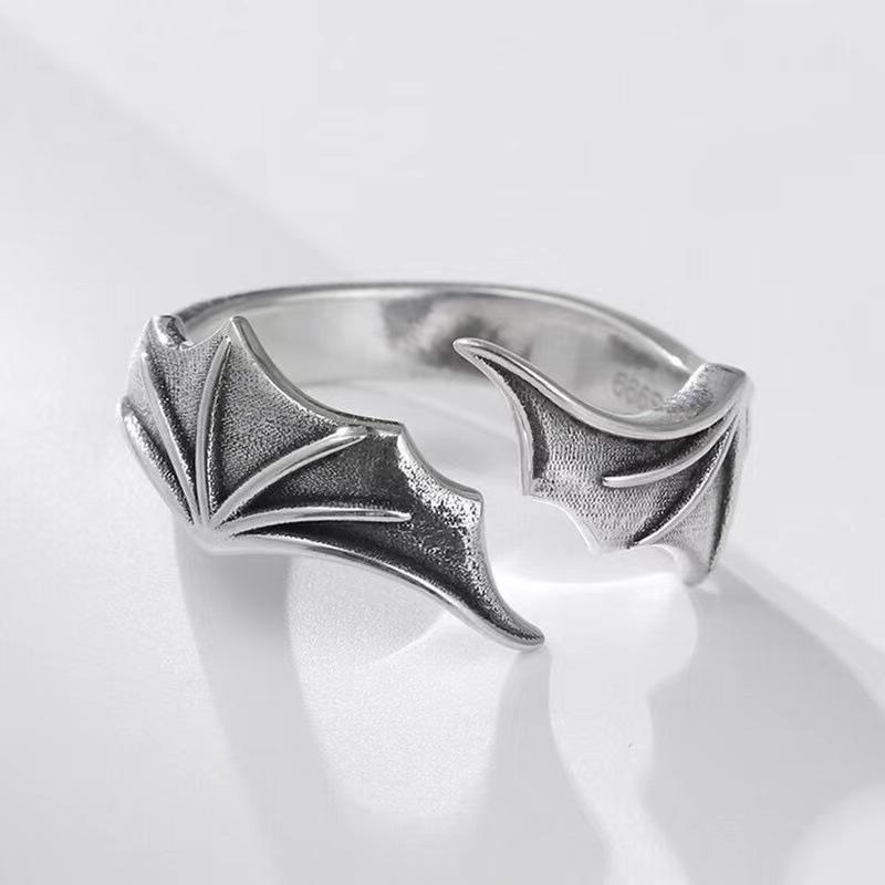 Retro Domineering Demon Rings Men 'S Craftsmanship Niche Design Personalized Ring To Give Boyfriend Gifts 