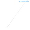 Black Solids Carbon Fiber Black Rod Dia 0.5-8MM 500MM Reinforcement Rod High Strength Light Weight Insulation Kite Pole For DIY