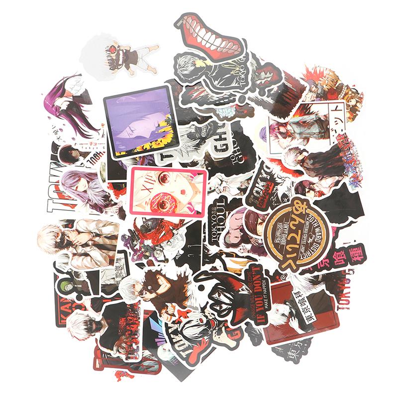 50Pcs Tokyo Ghoul Anime Stickers Waterproof Not Repeating Skateboard Stick`H2 50Pcs Tokyo Ghoul Anime Stickers Waterproof Not Repeating Skateboard Stick`H2