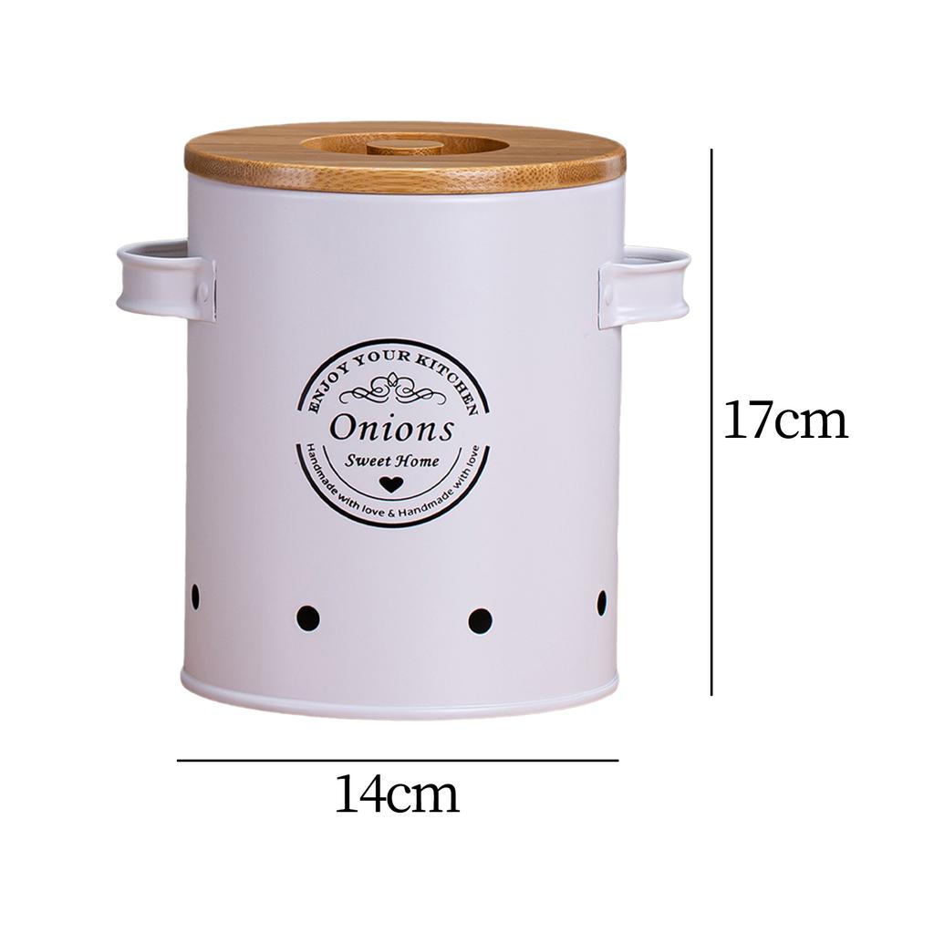 1/3 Pcs Garlic Potato Onion Keeper Fruit Pot/Storage Box Kitchen Storage Canisters Set Food Container Jars Buckets with Lid