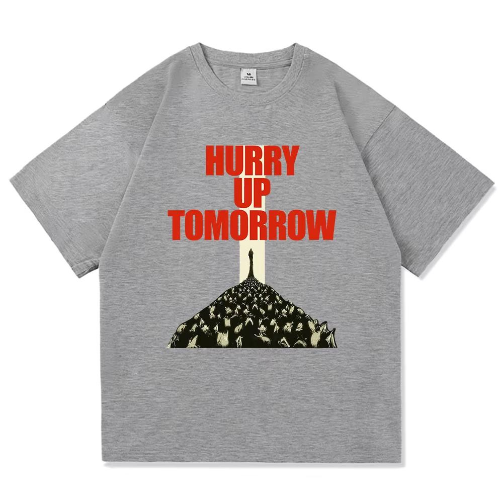 The Weeknd Hurry Up Tomorrow T Shirt 2025 Album Men Women Clothing Harajuku High Quality Cotton Tops Fans Gifts Graphic Tshirts