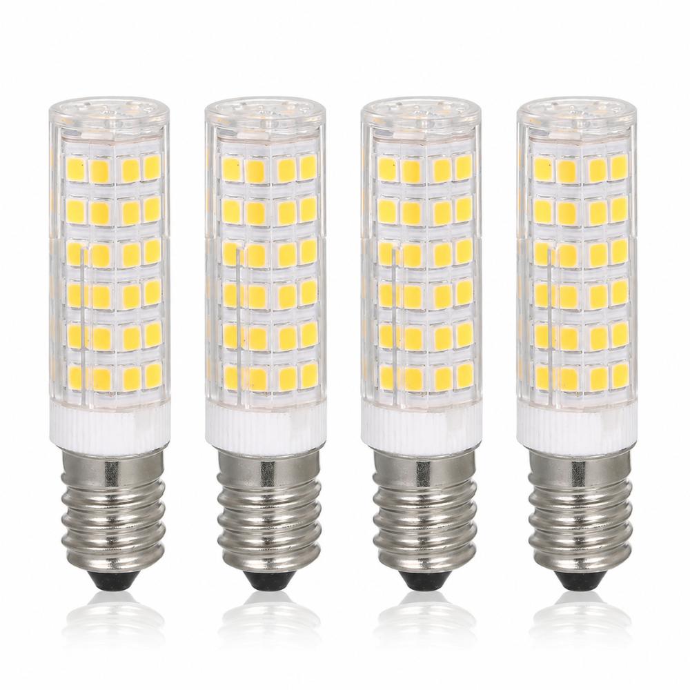 4PCS White E14 Mini LED Bulb 7W Chandelier Light Bulb Cooker Hood Light Bulb Kitchen Lighting