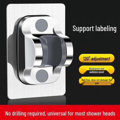 Punch-Free Shower Head Holder Stand for Bathroom