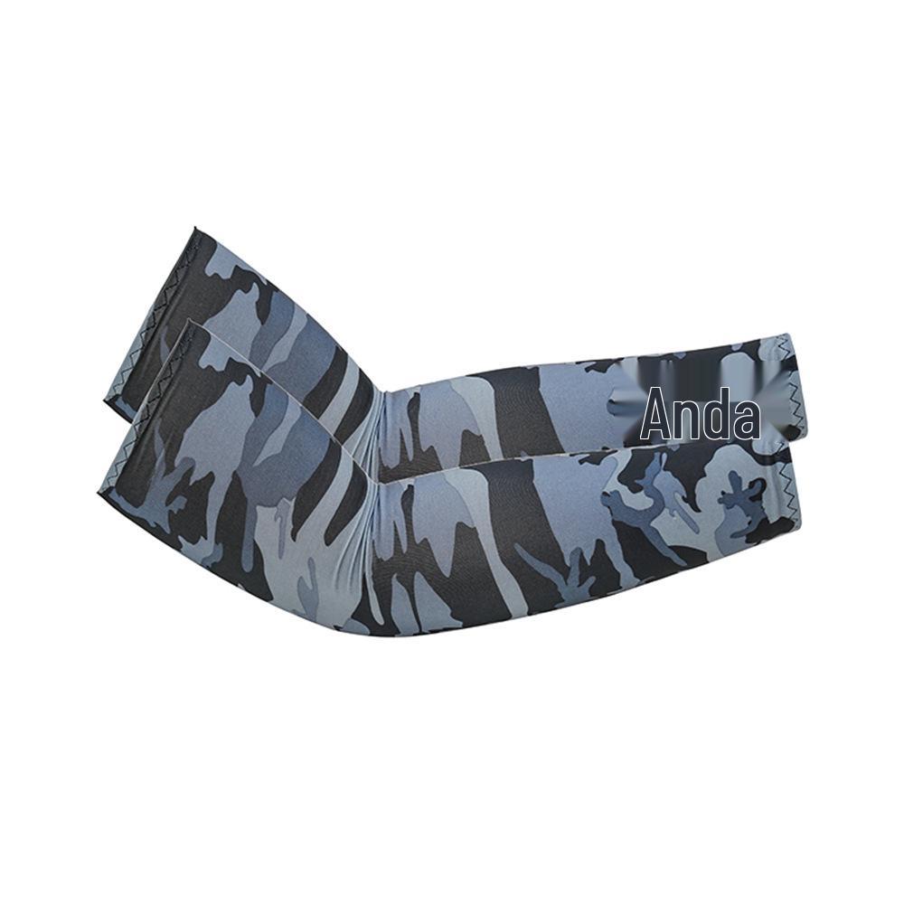 Summer Sunscreen Ice Silk Arm Sleeves: Breathable, UV Protection for Outdoor Cycling and Fishing