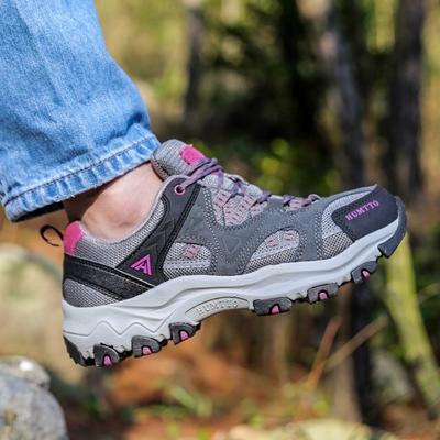 Hantu Hiking Shoes Women's Spring and Autumn Breathable Non-slip Mountain Climbing Outdoor Tourism Lightweight Sports Low-top Hiking