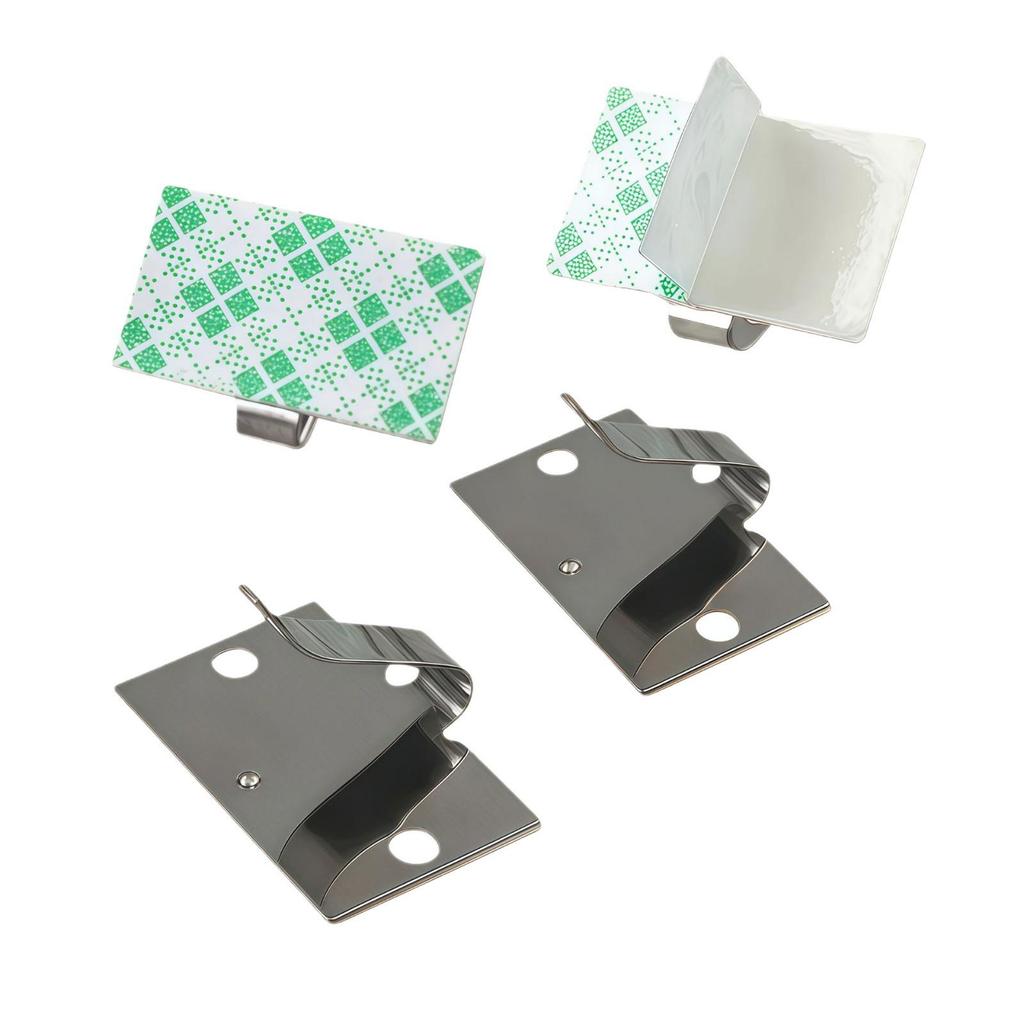 Self-Adhesive Stainless Steel Cable Organizer Clip