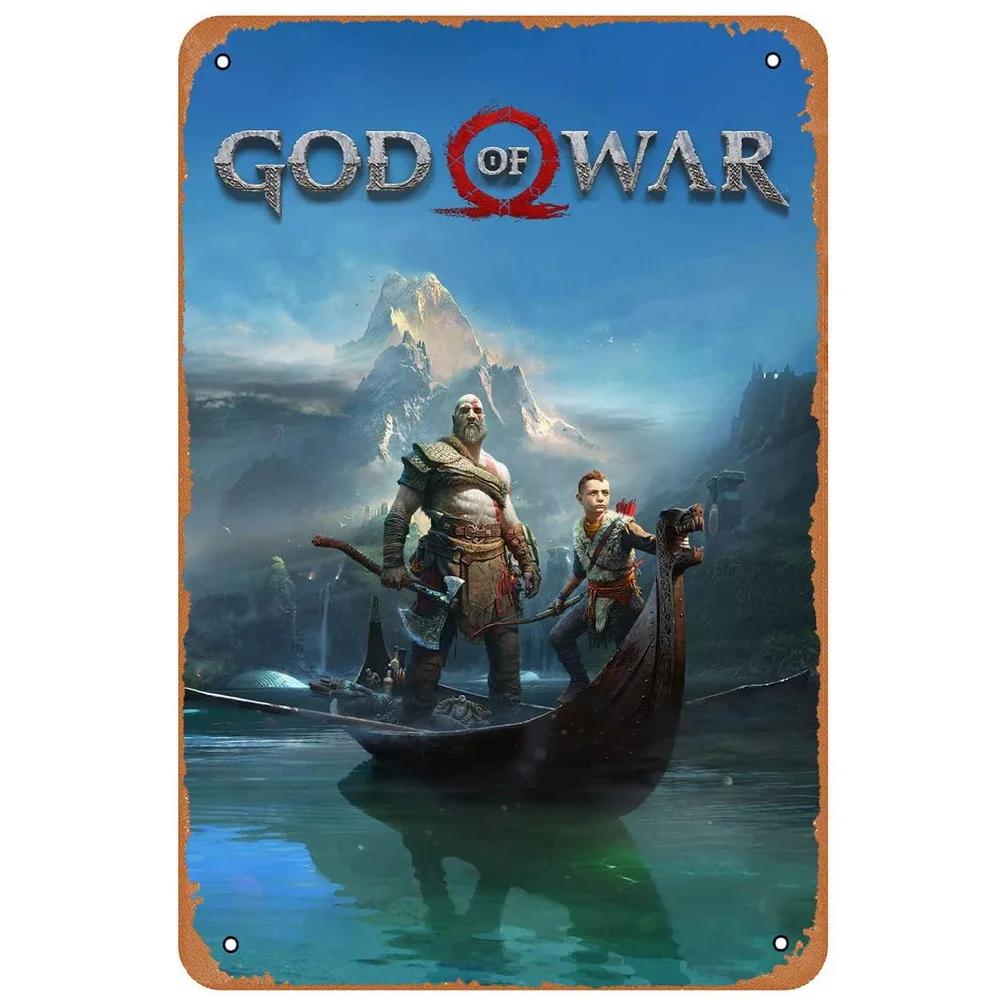 Klassische Videospiel-Deko: Vintage-Metallschilder mit Red Dead Redemption-Motiven, lustige Poster, Wanddekoration für Bar, Pub, Männerhöhle