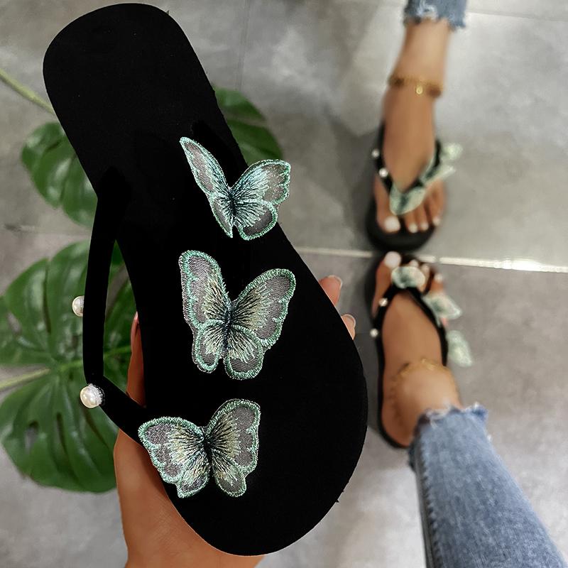 Fashion Women Slippers Fashion Anti-slip Platform Sandals Flip Flops Beach Wedge Slippers Casual Outdoor Designer Shoes Slides Women
