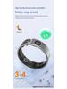Touchscreen Smart Ring: Heart Rate, Blood Oxygen, Sleep, Exercise Tracking, E-book, Remote Photo, Magnetic Fast Charging - Douyin/TK Compatible