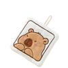Capybara Kids Hand Towels Soft Microfiber Quick Drying Absorbent Washcloths for Kitchen and Bathroom