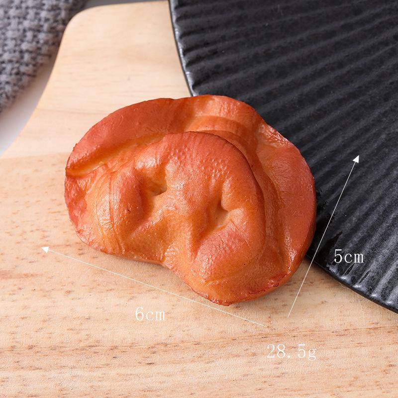 Dongpo Pork Model Keychain: Braised Pork, Beef Cubes, & Faux Streaky Pork Props for Kitchen Decor