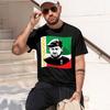 Ramzan Kadyrov 2026 Neue Mode Schwergewicht Heißer Verkauf Retro Bedrucktes Muster Lustiges Rundhals-T-Shirt für täglichen Komfort
