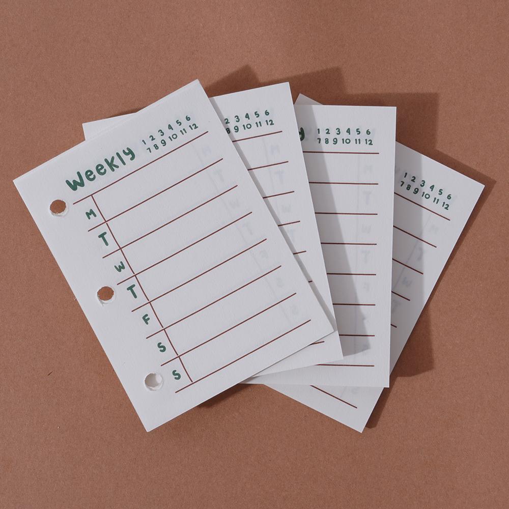 A9 Loose-Leaf Planner Refills: Lined, Blank, and Grid Inserts