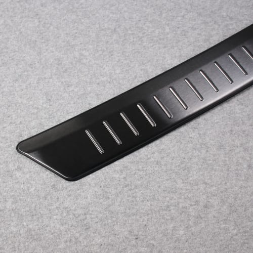 RUIQ Nissan New KICKS P15 Type Exterior Stainless Steel Rear Bumper Step Garnish Guard Scratch Prevention Designed specifically for Nissan KICKS (Blac